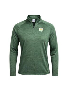 Daytona Green Quarter-Zip Pullover XL Mens Long Sleeve Shirt
